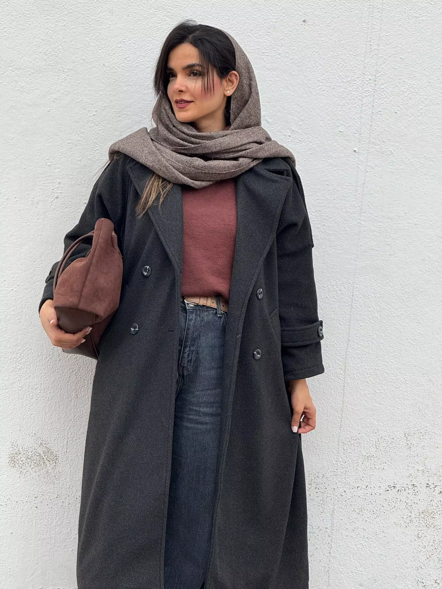 پالتو بلند آستردار نکیسا ( ارسال رایگان)